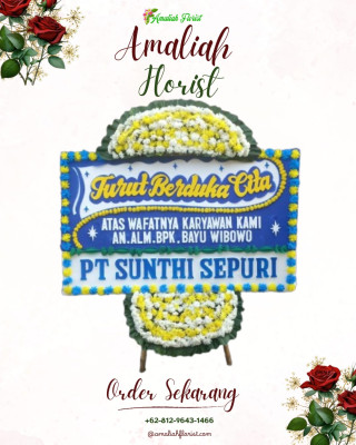 Papan Bunga Duka di Prabumulih Selatan