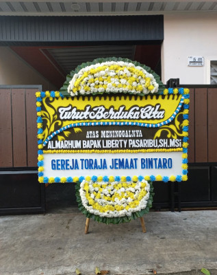 Papan Bunga Duka di Prabumulih Selatan