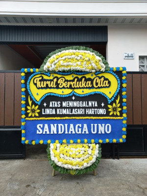 Papan Bunga Duka di Prabumulih Selatan